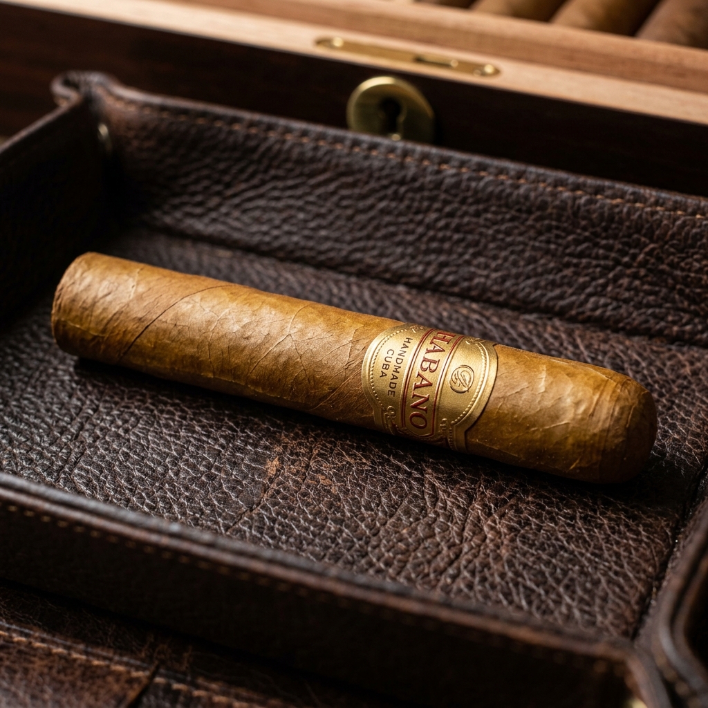 Puro Habano sobre cuero