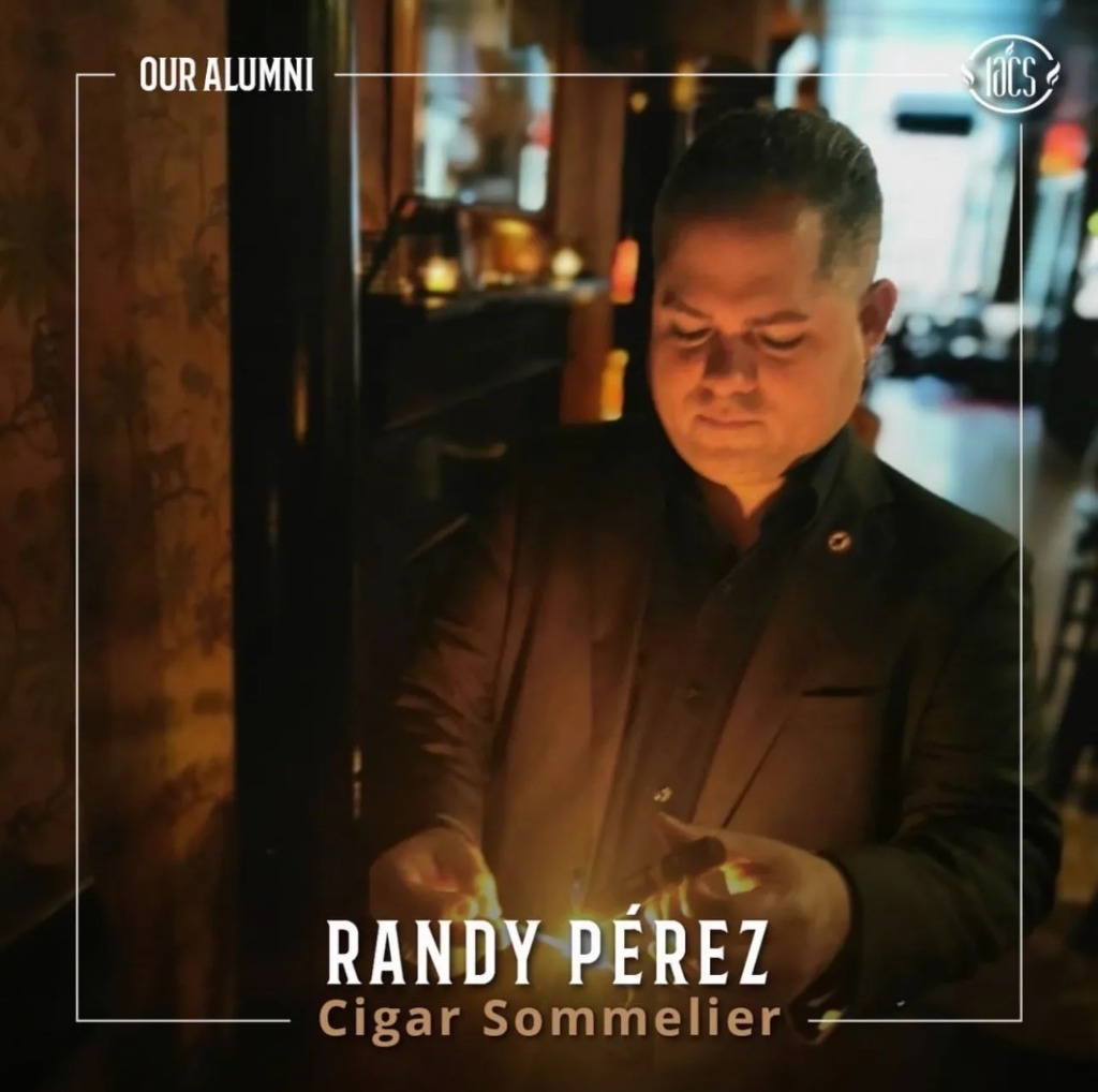 Randy Pérez, Cigar Sommelier IACS